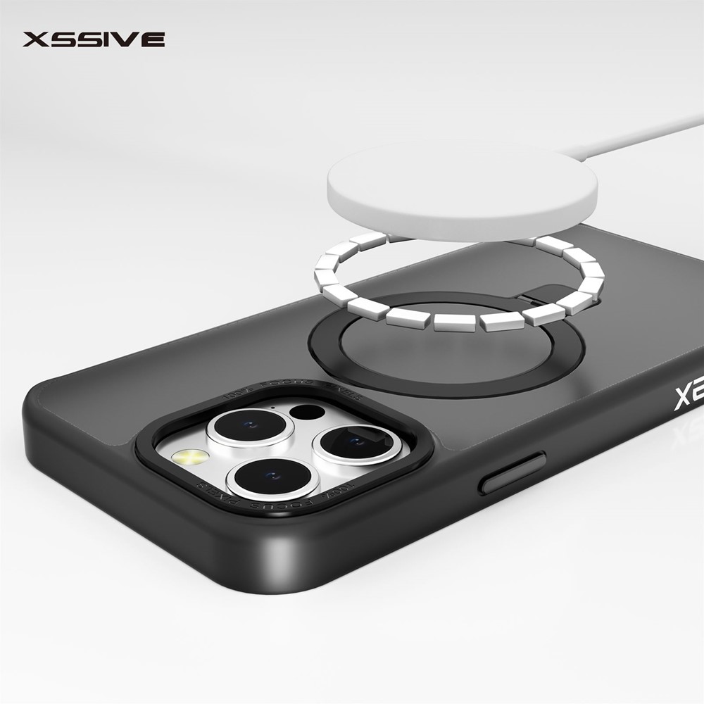 Xssive Back Case for Magsafe Ronde Stand iPhone 17 Air - Green-3