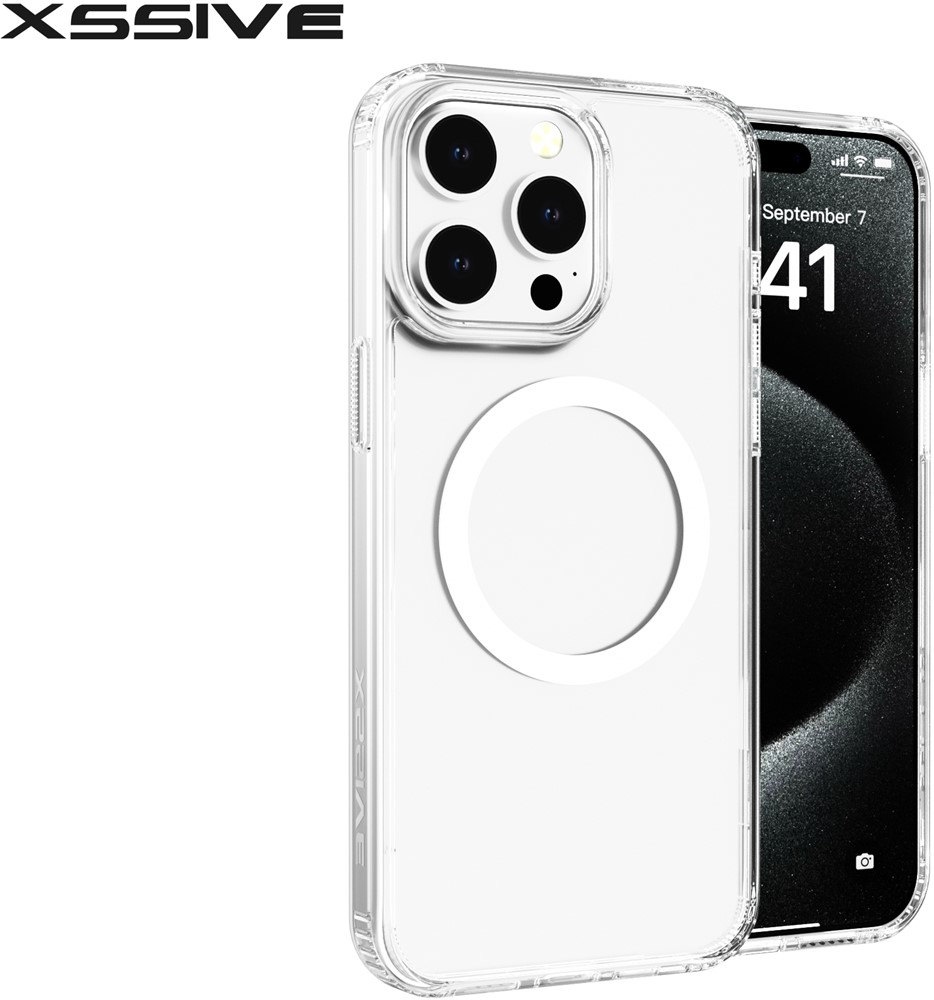 Xssive TPU Back Cover voor Magsafe iPhone 16 Pro - Clear