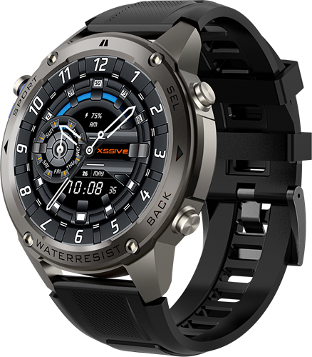 Xssive GPS Smart Watch XSS-SW11 - Zwart