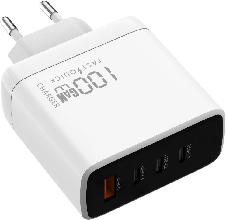 Xssive 100W PD GaN Quick Charger XSS-AC75 - White-3