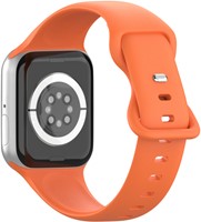 Xssive Premium Silicone Watch Strap for Apple Watch 44/45/46/49mm - Oranje