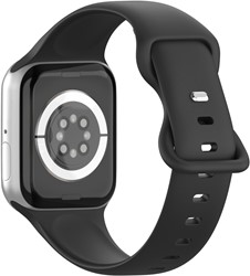 Xssive Premium Silicone Watch Strap for Apple Watch 44/45/46/49mm - Zwart