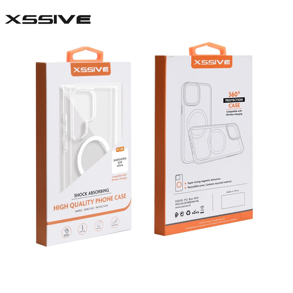 Xssive TPU Back Cover voor Magsafe Galaxy S24 Ultra - Clear-3