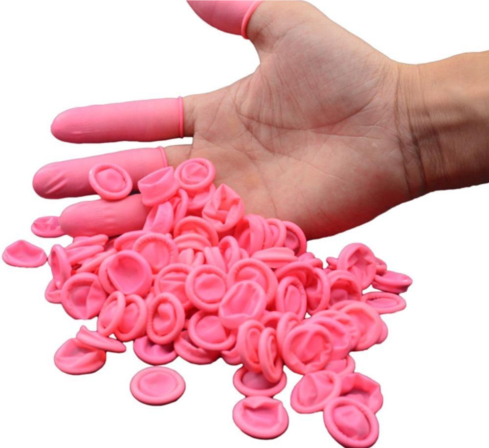 Anti-Static Rubber Finger Cots 50pcs.