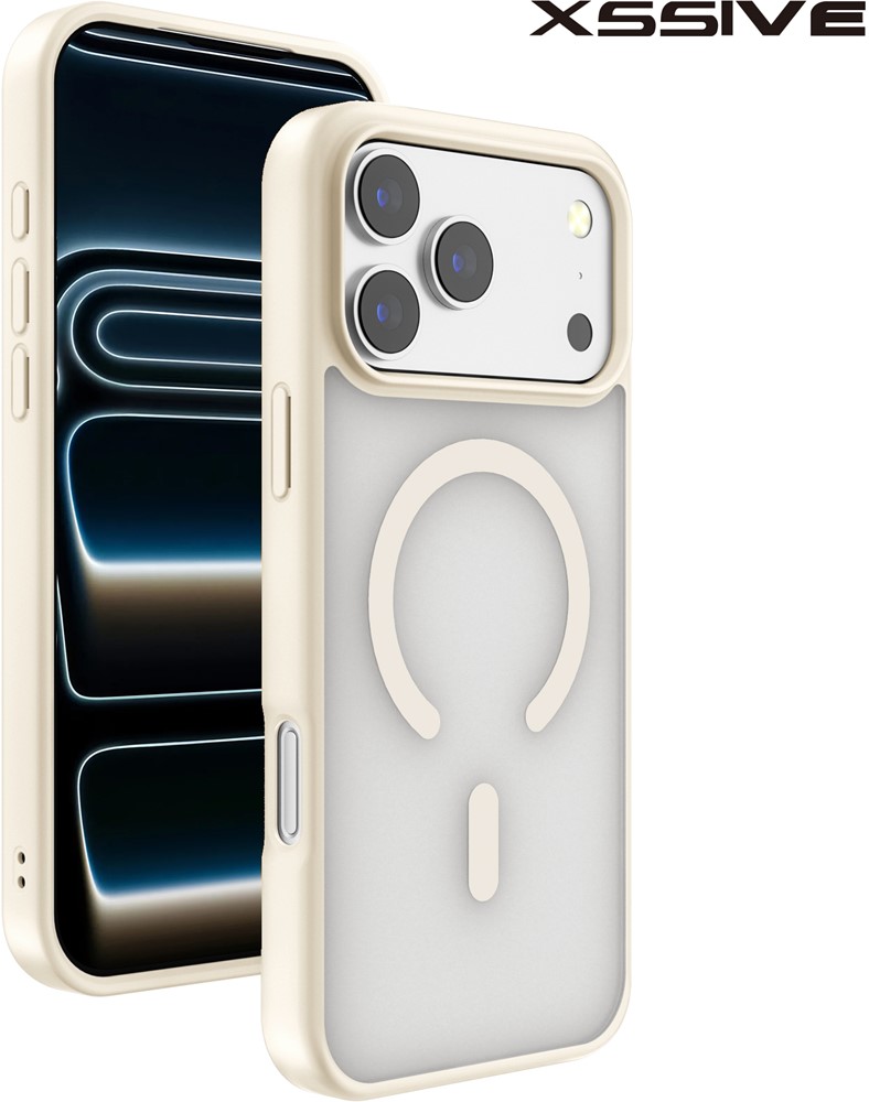 Xssive Back Case for Magsafe iPhone 17 Pro Max - Cream