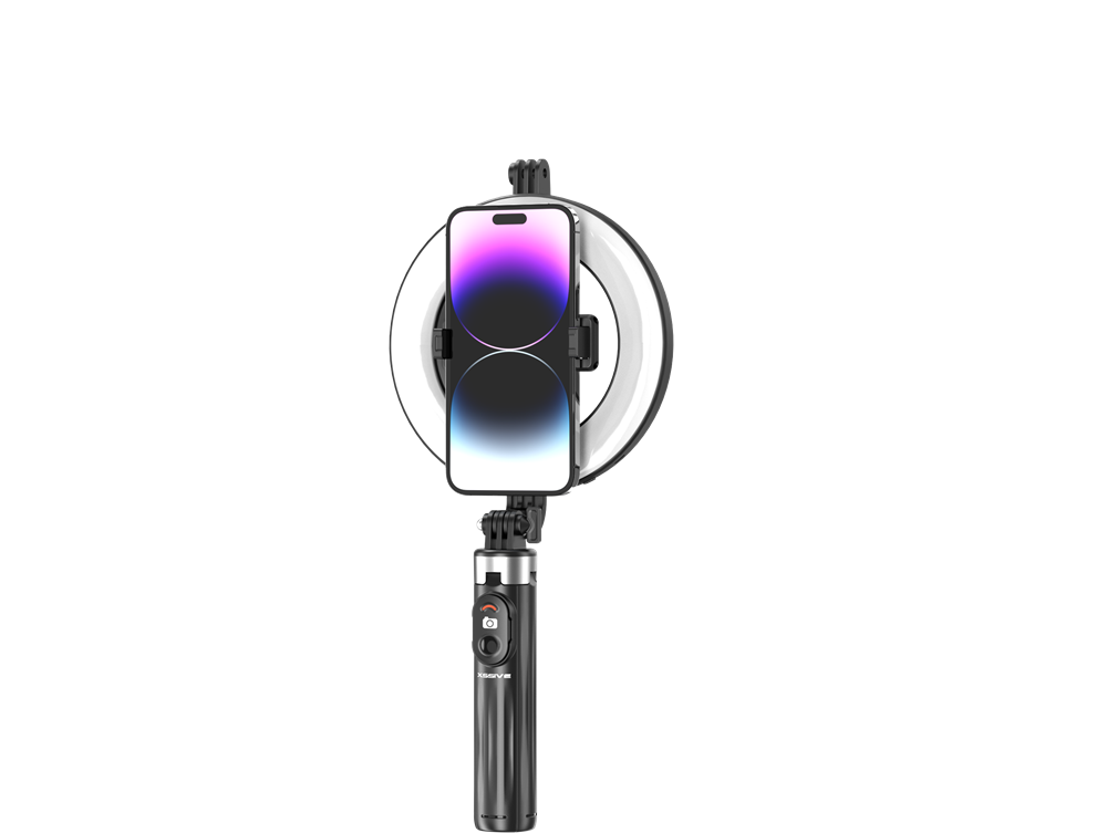 Xssive Selfie Stick Tripod & Ring Light XSS-SELFIE-RL01-2