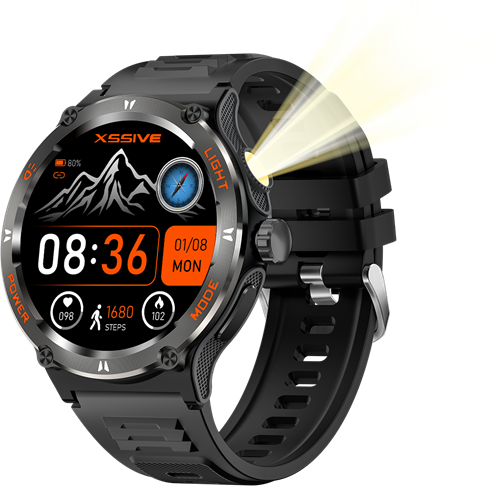 Xssive Smart Watch XSS-SW8 - Zwart