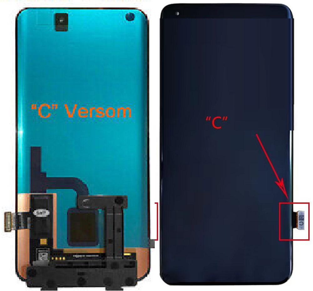 Xiaomi Mi 10 (C-Version) - LCD Display no Frame New/ORG - Black