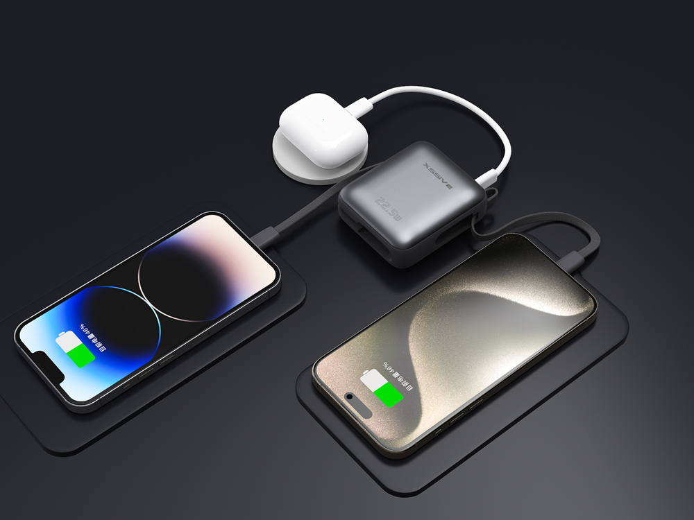 Xssive Mini Powerbank Fast Charge incl. Cable 10000mAh XSS-PB45 Mini - Black-3