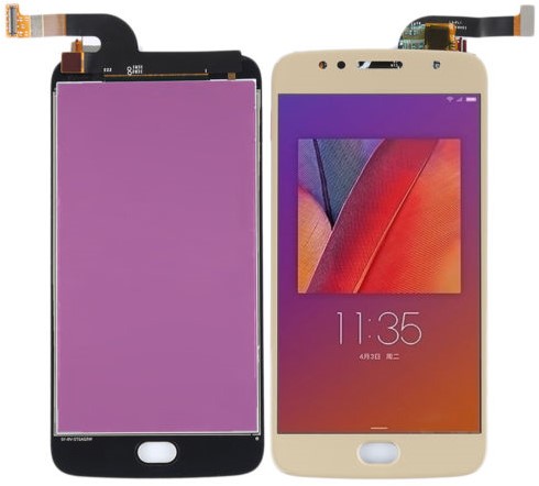 Moto G5s - LCD Display Compleet - Goud