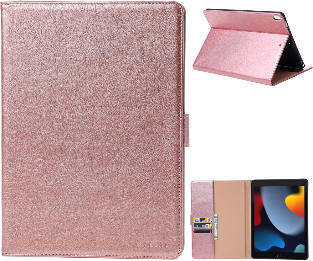Xssive Book Tablet Case Apple iPad Pro 13 2024 - Rose Gold