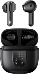 Xssive Wireless Earbuds with ENC+Display XSS-TWS19B - Zwart