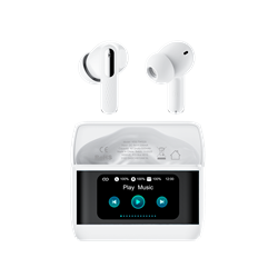 Xssive Wireless Earbuds XSS-TWS20 with ANC + Display - White