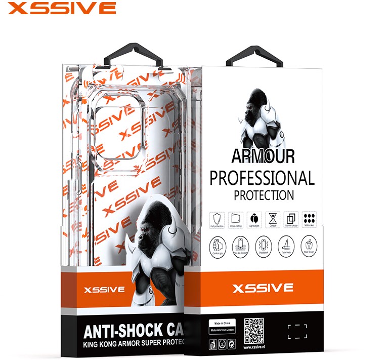 Xssive Anti Shock Back Cover iPhone 16 Pro - Clear-2