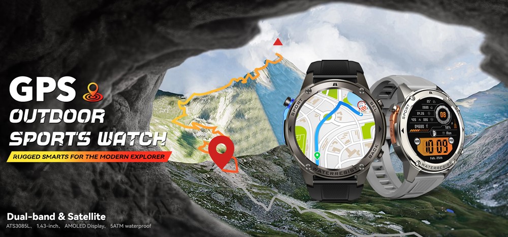 Xssive GPS Smart Watch XSS-SW11 - Zwart-2