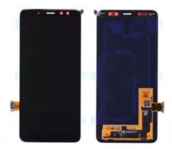 LCD Display Service Pack Galaxy A8 2018 A530 GH97-21406A - Black