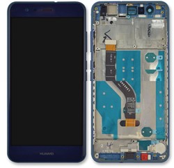 P10 Lite - LCD Display Compleet with Frame - Blauw