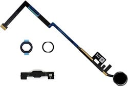 iPad 9.7 2017 /2018 - AA Home Button Flex - Zwart