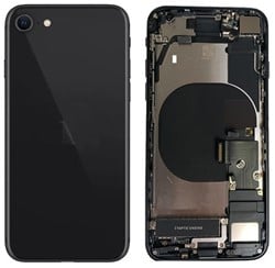 iPhone SE (2020) - Back Housing (Pulled) - Zwart