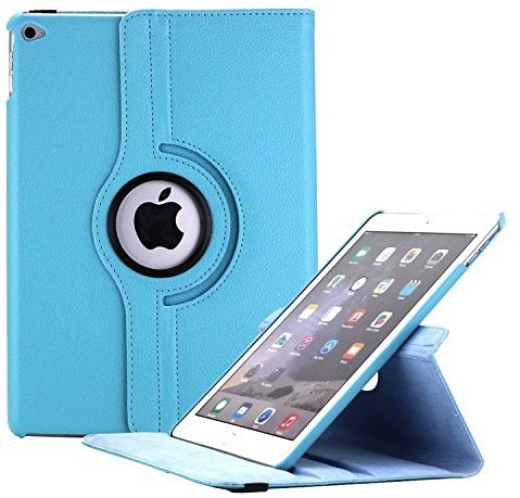 Rotatable Tablet Case Apple iPad Air/9.7 2017 - Light Blue