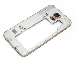 Galaxy S5 Mini G800 - Middle Housing with Frame - Goud