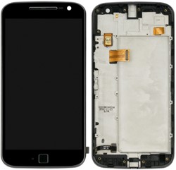 Moto G4 Plus - LCD Display Complete with Frame - Black