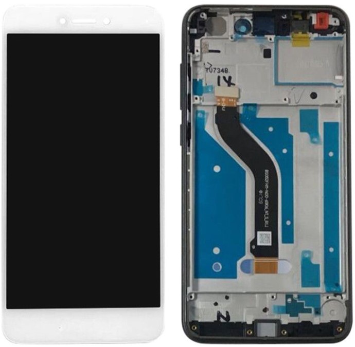 Honor 8 Lite / P8 Lite 2017 - LCD Display Compleet met Frame - Wit