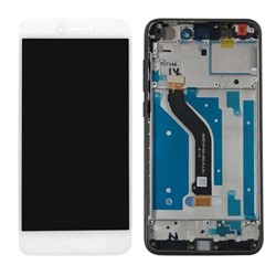 Honor 8 Lite / P8 Lite 2017 - LCD Display Compleet met Frame - Wit