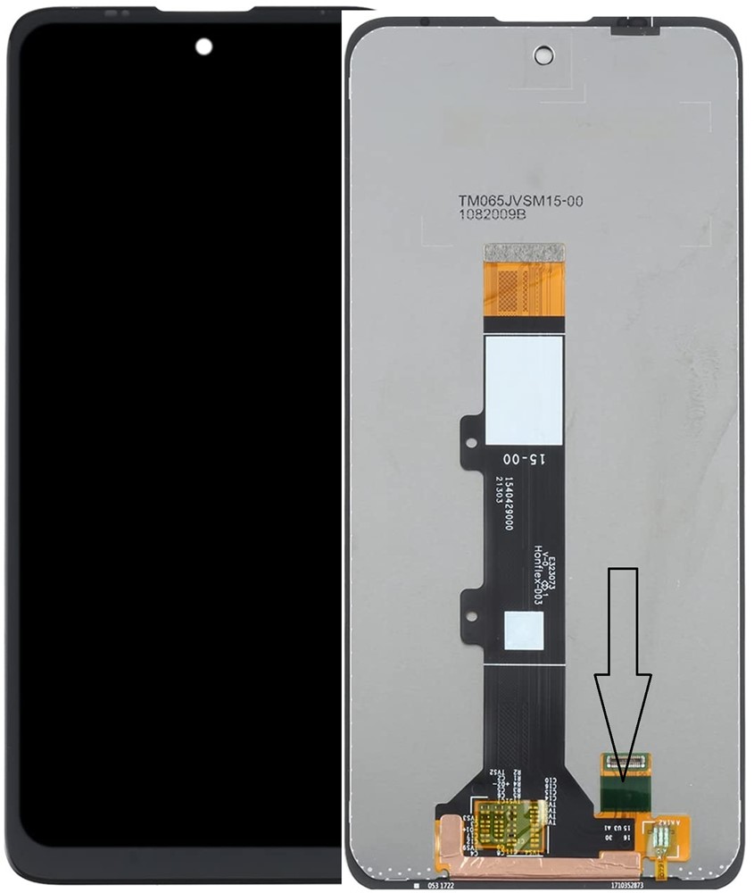 Moto E30 / E40 - LCD Display Complete - Black