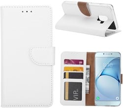 Book Case Samsung Galaxy A8 2018 A530 - Wit