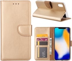 Book Case Apple iPhone XS Max - Goud