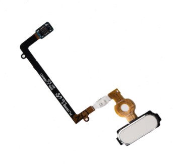 Galaxy S6 Edge G925F - Home Button Flex - White