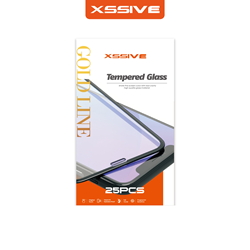 25-Pack Goldline Tempered Glass iPhone 13 Pro Max/14Plus - Zwart