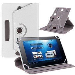 Universal Rotatable Tablet Case 8 inch - White