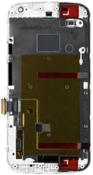 Moto G 1st.gen - LCD Display Complete with Frame - White