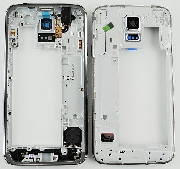 Galaxy S5 Neo G903 - Middle Housing with Frame - Grijs