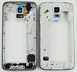 Galaxy S5 Neo G903 - Middle Housing with Frame - Grijs