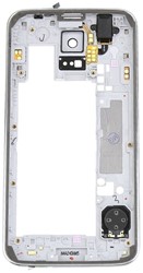 Galaxy S5 G900 - Middle Housing with Frame - Zilver