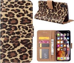 Book Case Apple iPhone XS Max - Luipaard