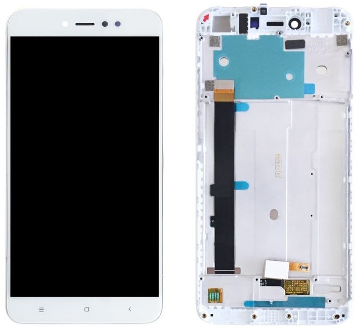 Xiaomi Redmi Note 5A Prime - LCD Display Complete w/Frame- White