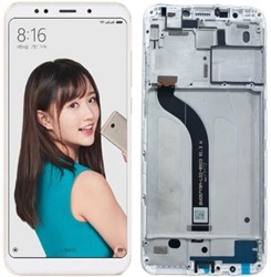 Xiaomi Redmi 5 - LCD Display Complete w/Frame - White