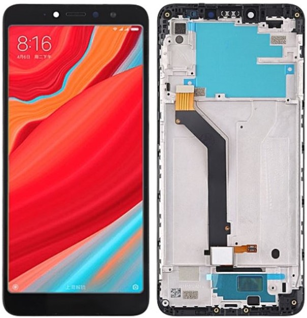 Xiaomi Redmi S2 - LCD Display Complete w/Frame - Black