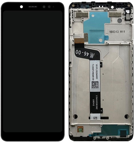 Xiaomi Redmi Note 5 - LCD Display Complete w/Frame - Zwart