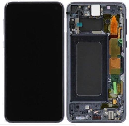 LCD Display Service Pack Galaxy S10e G970 GH82-18852A with Battery - Zwart