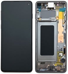 LCD Display Service Pack Galaxy S10 G973 GH82-18850B - Wit