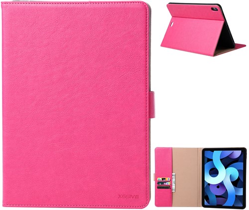 Xssive Book Tablet Hoes Apple iPad Air 10.9 (2020) - Pink