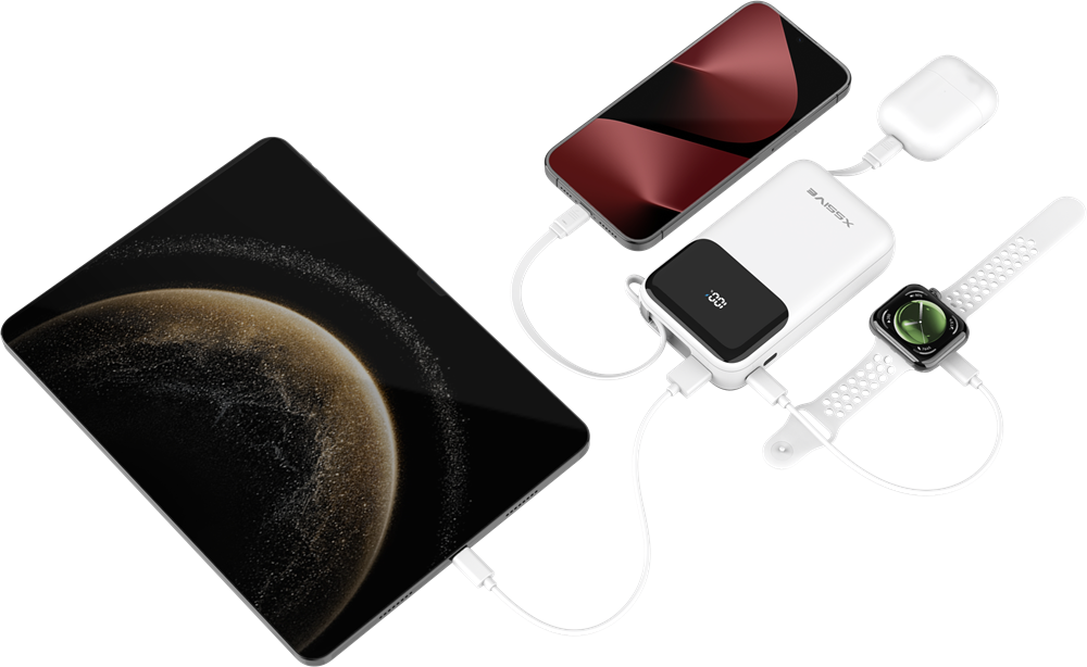 Xssive 30W Powerbank Fast Charge incl. Cable 20000mAh XSS-PB50W - White-2