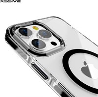 Xssive TPU Back Cover for Magsafe iPhone 15 Plus - Black Bumper-2