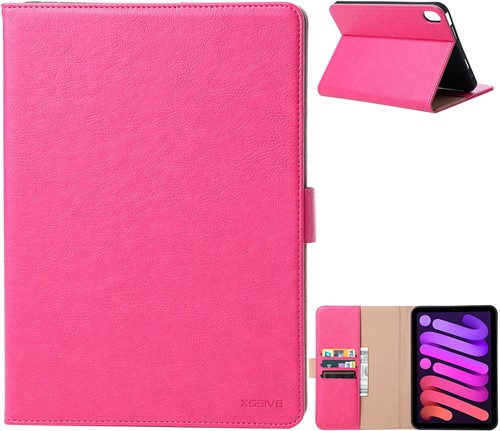 Xssive Book Tablet Hoes Apple iPad Mini 6 - Pink
