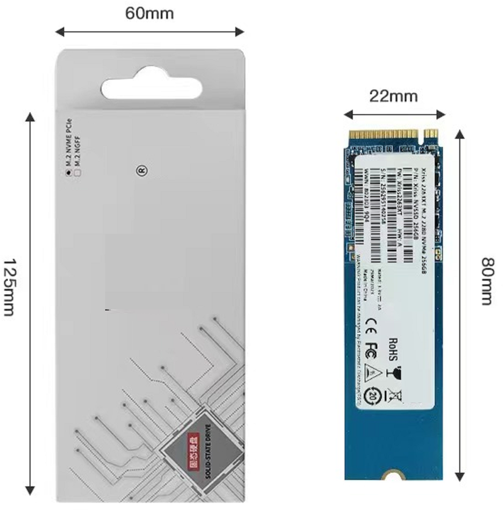Xriss M.2 NVME PCle 2TB SSD-2